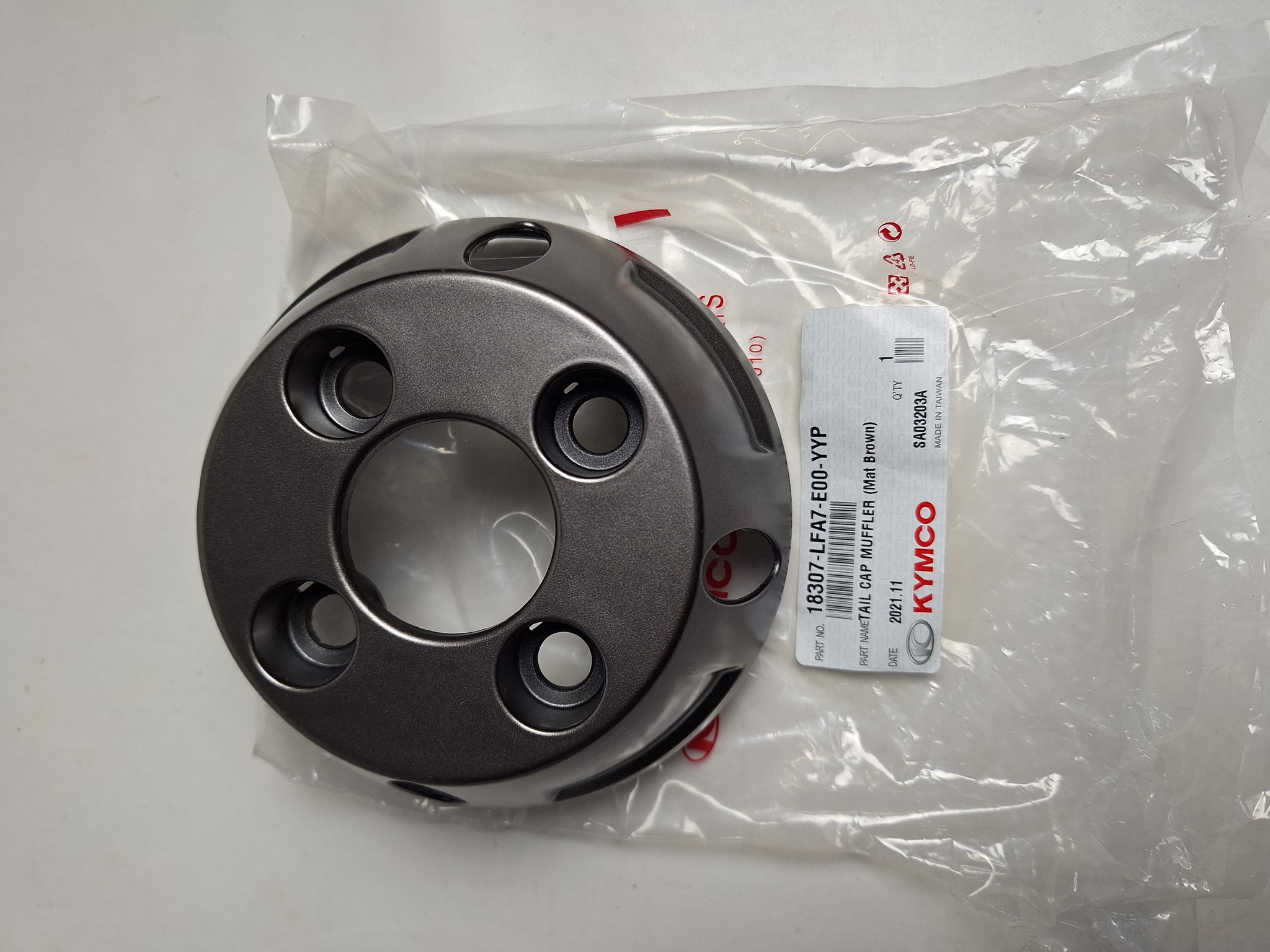 Picture of Kymco  DINK STREET 125 I 4T EUROII  TAIL CUP MUFFLER  18307-LFA7-E00-YYP